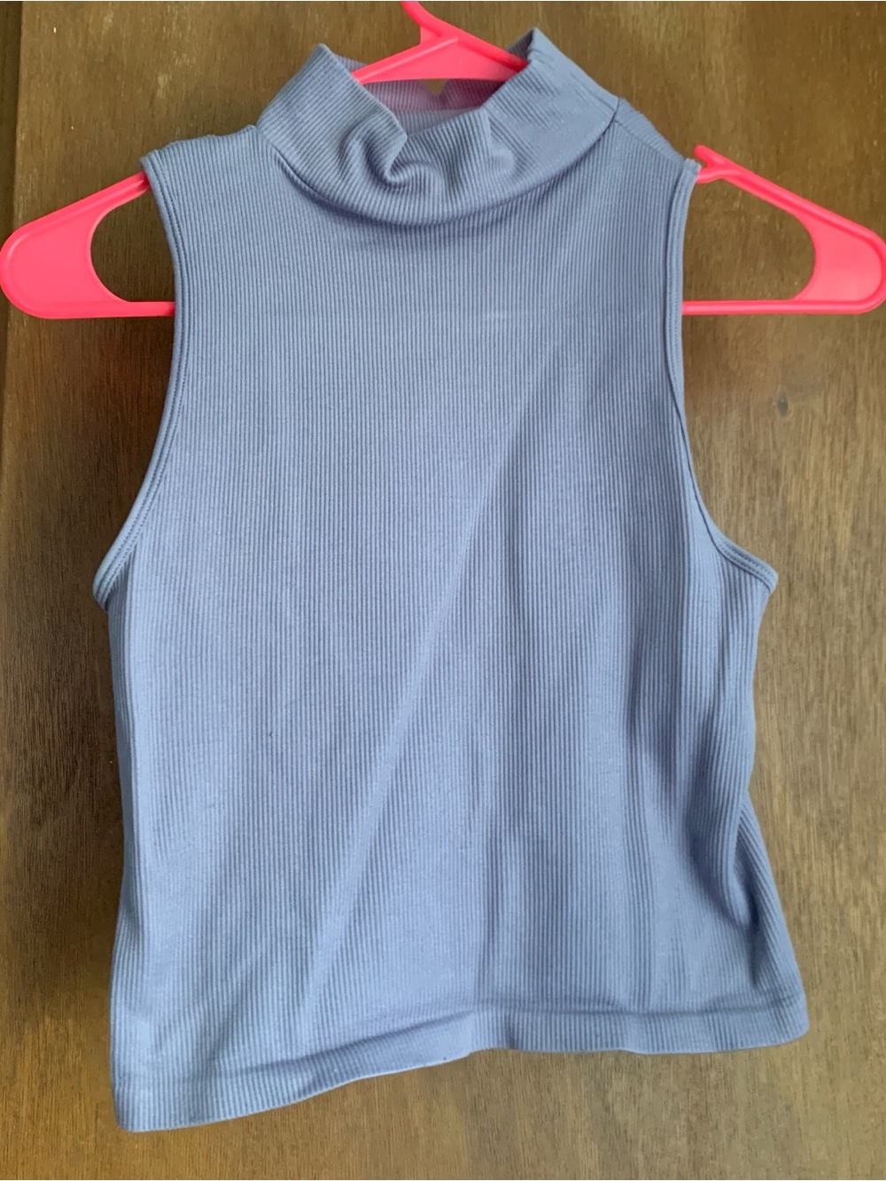 Dynamic Sleeveless Ribbed Mock Neck Top - Lavender